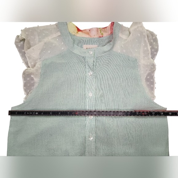 Koch Button Up Blouse, Womens Medium - Picture 7 of 8